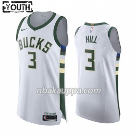 Milwaukee Bucks George Hill 3 Nike 2019-2020 Association Edition Pelipaidat Swingman - Lasten